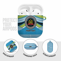Personalised Tonga Lavengamalie College AirPods Case Polynesian Ngatu Tribal LT9 - Polynesian Pride