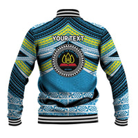 Personalised Tonga Lavengamalie College Baseball Jacket Polynesian Ngatu Tribal LT9 - Polynesian Pride