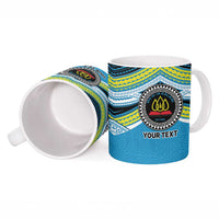 Personalised Tonga Lavengamalie College Ceramic Mug Polynesian Ngatu Tribal LT9 - Polynesian Pride