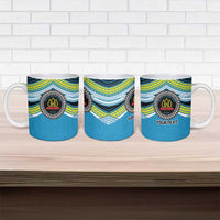 Personalised Tonga Lavengamalie College Ceramic Mug Polynesian Ngatu Tribal LT9 - Polynesian Pride