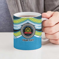 Personalised Tonga Lavengamalie College Ceramic Mug Polynesian Ngatu Tribal LT9 - Polynesian Pride