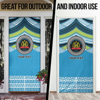 Personalised Tonga Lavengamalie College Door Cover Polynesian Ngatu Tribal LT9 - Polynesian Pride