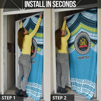 Personalised Tonga Lavengamalie College Door Cover Polynesian Ngatu Tribal LT9 - Polynesian Pride