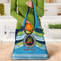 Personalised Tonga Lavengamalie College Grocery Bag Polynesian Ngatu Tribal LT9 - Polynesian Pride
