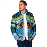 Personalised Tonga Lavengamalie College Padded Jacket Polynesian Ngatu Tribal LT9 - Polynesian Pride