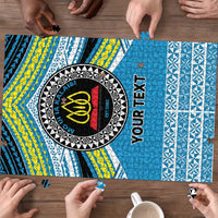 Personalised Tonga Lavengamalie College Puzzle Polynesian Ngatu Tribal LT9 - Polynesian Pride