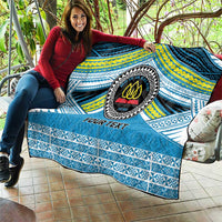 Personalised Tonga Lavengamalie College Quilt Polynesian Ngatu Tribal