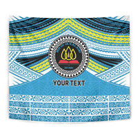 Personalised Tonga Lavengamalie College Tapestry Polynesian Ngatu Tribal