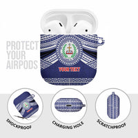 Personalised Tonga Sia'atoutai Theological College AirPods Case Polynesian Ngatu Tribal LT9 - Polynesian Pride
