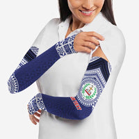 Personalised Tonga Sia'atoutai Theological College Arm Sleeves Polynesian Ngatu Tribal - Polynesian Pride