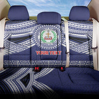 Personalised Tonga Sia'atoutai Theological College Back Car Seat Cover Polynesian Ngatu Tribal