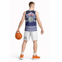 Personalised Tonga Sia'atoutai Theological College Basketball Jersey Polynesian Ngatu Tribal LT9 - Polynesian Pride