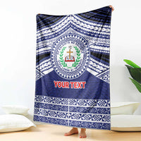Personalised Tonga Sia'atoutai Theological College Blanket Polynesian Ngatu Tribal LT9 - Polynesian Pride