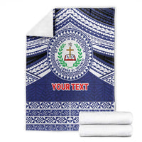 Personalised Tonga Sia'atoutai Theological College Blanket Polynesian Ngatu Tribal LT9 - Polynesian Pride