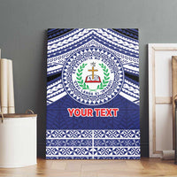 Personalised Tonga Sia'atoutai Theological College Canvas Wall Art Polynesian Ngatu Tribal LT9 - Polynesian Pride