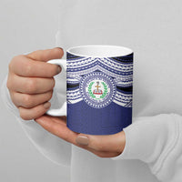 Personalised Tonga Sia'atoutai Theological College Ceramic Mug Polynesian Ngatu Tribal LT9 - Polynesian Pride