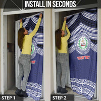 Personalised Tonga Sia'atoutai Theological College Door Cover Polynesian Ngatu Tribal LT9 - Polynesian Pride