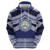Personalised Tonga Sia'atoutai Theological College Hoodie Polynesian Ngatu Tribal