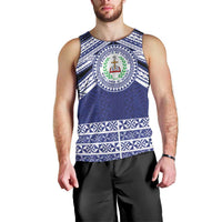 Personalised Tonga Sia'atoutai Theological College Men Tank Top Polynesian Ngatu Tribal LT9 - Polynesian Pride