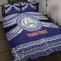 Personalised Tonga Sia'atoutai Theological College Quilt Bed Set Polynesian Ngatu Tribal