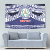 Personalised Tonga Sia'atoutai Theological College Tapestry Polynesian Ngatu Tribal