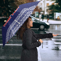 Personalised Tonga Sia'atoutai Theological College Umbrella Polynesian Ngatu Tribal LT9 - Polynesian Pride