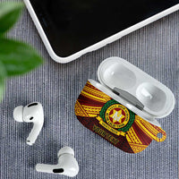 Personalised Tonga Vava'u High School AirPods Case Polynesian Ngatu Tribal LT9 - Polynesian Pride