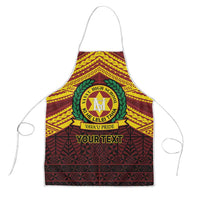 Personalised Tonga Vava'u High School Apron Polynesian Ngatu Tribal LT9 Red - Polynesian Pride