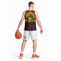 Personalised Tonga Vava'u High School Basketball Jersey Polynesian Ngatu Tribal LT9 - Polynesian Pride