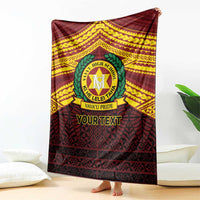 Personalised Tonga Vava'u High School Blanket Polynesian Ngatu Tribal LT9 - Polynesian Pride