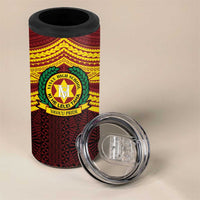 Personalised Tonga Vava'u High School 4 in 1 Can Cooler Tumbler Polynesian Ngatu Tribal LT9 - Polynesian Pride