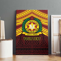 Personalised Tonga Vava'u High School Canvas Wall Art Polynesian Ngatu Tribal LT9 - Polynesian Pride