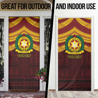 Personalised Tonga Vava'u High School Door Cover Polynesian Ngatu Tribal LT9 - Polynesian Pride