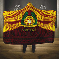 Personalised Tonga Vava'u High School Hooded Blanket Polynesian Ngatu Tribal LT9 - Polynesian Pride
