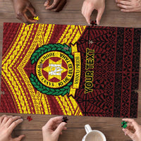 Personalised Tonga Vava'u High School Puzzle Polynesian Ngatu Tribal LT9 - Polynesian Pride