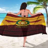 Personalised Tonga Vava'u High School Sarong Polynesian Ngatu Tribal