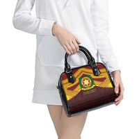 Personalised Tonga Vava'u High School Shoulder Handbag Polynesian Ngatu Tribal