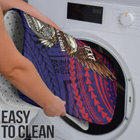 American Samoa Brave Eagle Personalized Bathroom Set National Flag Color - Polynesian Pride