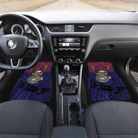 American Samoa Brave Eagle Personalized Car Mats National Flag Color