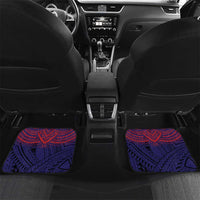 American Samoa Brave Eagle Personalized Car Mats National Flag Color