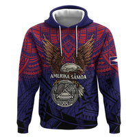 American Samoa Brave Eagle Personalized Hoodie National Flag Color