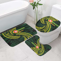 American Samoa Manua Cession Day Personalized Bathroom Set Polynesian Wave Style - Polynesian Pride