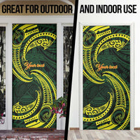 American Samoa Manua Cession Day Personalized Door Cover Polynesian Wave Style LT9 - Polynesian Pride