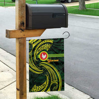 American Samoa Manua Cession Day Personalized Garden Flag Polynesian Wave Style