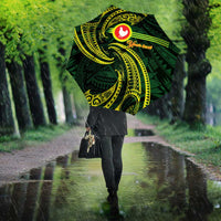 American Samoa Manua Cession Day Personalized Umbrella Polynesian Wave Style - Polynesian Pride
