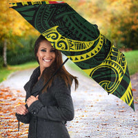 American Samoa Manua Cession Day Personalized Umbrella Polynesian Wave Style - Polynesian Pride