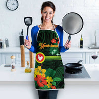 American Samoa Manu'atele Personalized Apron Manua Island Hibiscus Flowers LT9 - Polynesian Pride