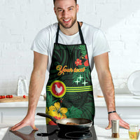 American Samoa Manu'atele Personalized Apron Manua Island Hibiscus Flowers LT9 - Polynesian Pride