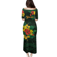 American Samoa Manu'atele Personalized Family Matching Puletasi and Hawaiian Shirt Manua Island Hibiscus Flowers