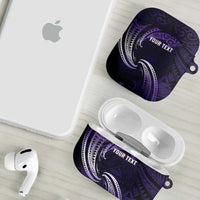 Manua Segaula American Samoa High School Personalized AirPods Case Polynesian Wave Style LT9 - Polynesian Pride